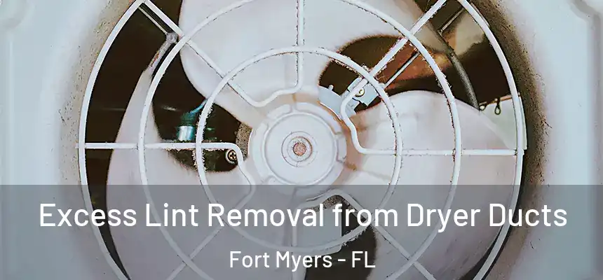 Excess Lint Removal from Dryer Ducts Fort Myers - FL